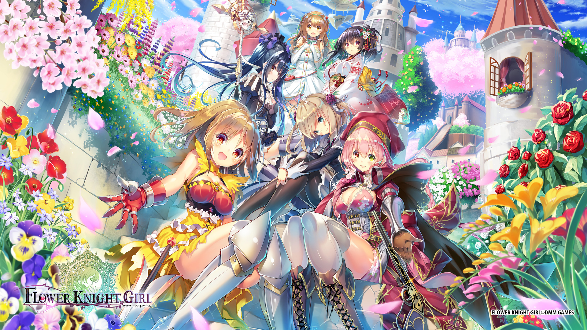 與美少女花騎士對抗害虫入侵吧 Dmm Games 新作 Flower Knight Girl