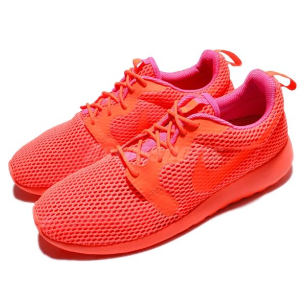 【五折特賣】Nike 休閒慢跑鞋 Wmns Roshe One HYP 橘紅 網布 運動鞋 女鞋【PUMP306】 833826-800