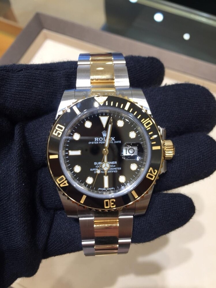 ROLEX 勞力士RBUBBER B 黑色系膠錶帶Glidelock 版 Sea-Dweller 4000錶帶 -可用勞力士專用錶帶