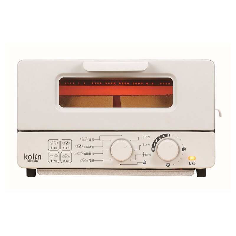 【歌林】10公升蒸氣烤箱/吐司神器-白KBO-LN102 保固免運