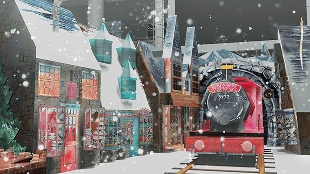 巨大な ホグワーツ特急 が出現 ハリポタ 映画周年記念イベントがラゾーナ川崎プラザで開催 ウォーカープラス