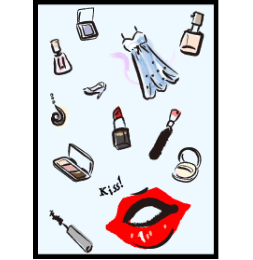 Make up blue!! from JAPAN