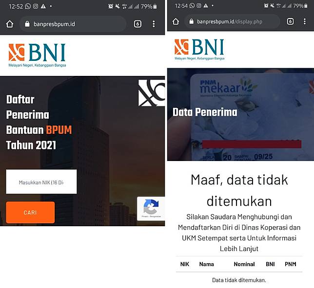 Link Eform Bni Co Id Bpum Sulit Diakses Buka Banpresbpum Id Cek Penerima Bpum Blt Umkm 2021 Cianjurtoday Com Line Today