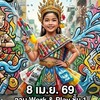 เซ็นทรัล พระราม 9 : หนูน้อยสงกรานต์ งามอย่างไทย ใส่ใจโลก
