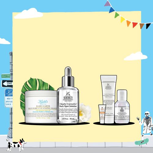 亞馬遜白泥淨緻毛孔面膜125ml 激光極淨白淡斑精華30ml 激光極淨白去角質潔面膠 30ml 激光極淨白機能水 40ml 集高效清爽UV防護乳SPF50 PA++++5ml