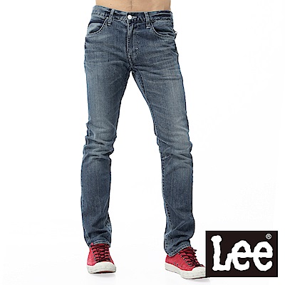 Lee牛仔褲 706 低腰合身窄管-男款(中漂藍)