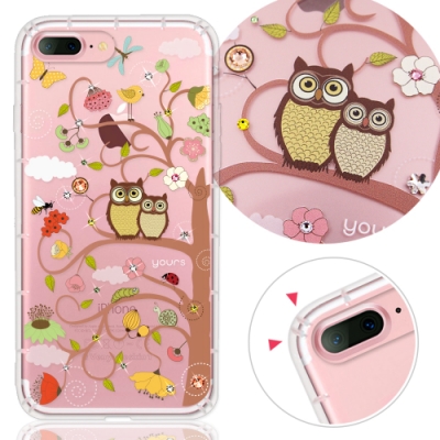 奧地利進口水鑽 四角雙氣墊,緩衝撞擊力 攝像鏡頭孔精準縷空，不影響使用 i7+/i8+/蘋果/5.5吋 i7Plus / i8Plus