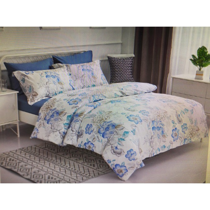 Don Home 雙人加大300TC純棉被套床包六件組 嵐花扶影 W122596 COSCO代購