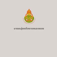 งานกลุ่มนโยบายและแผน