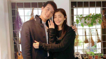 姐弟戀開花結果！ 夏如芝秀鑽戒答應下嫁張捷