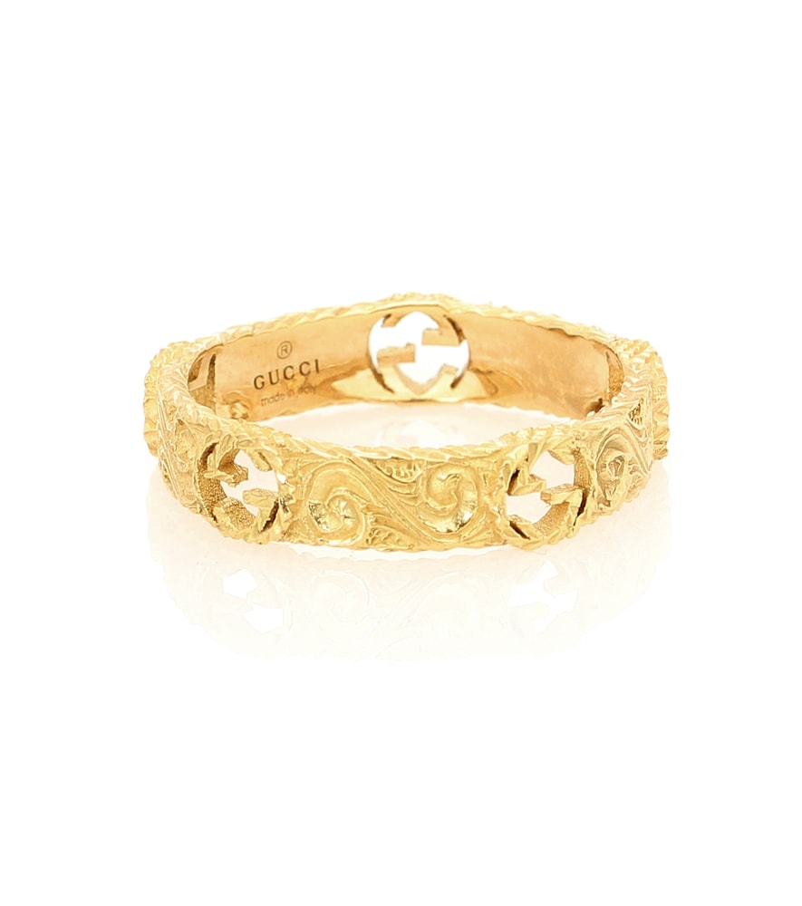 Always keep Gucci close to hand with this eye-catching ring.