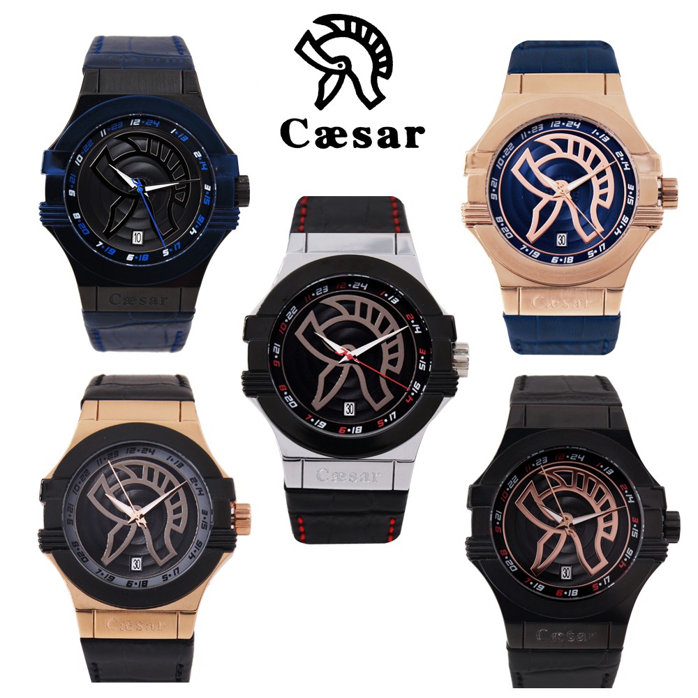 基本資料 品牌：Caesar 型號：CA-1018 機芯：石英機芯 錶帶：皮錶帶 錶殼：精密合金錶殼 鏡面：強化玻璃鏡面 規格 錶殼：4.3cm(直徑) x1cm(厚度) 鏡面：3.1cm(直徑) 防水：30米