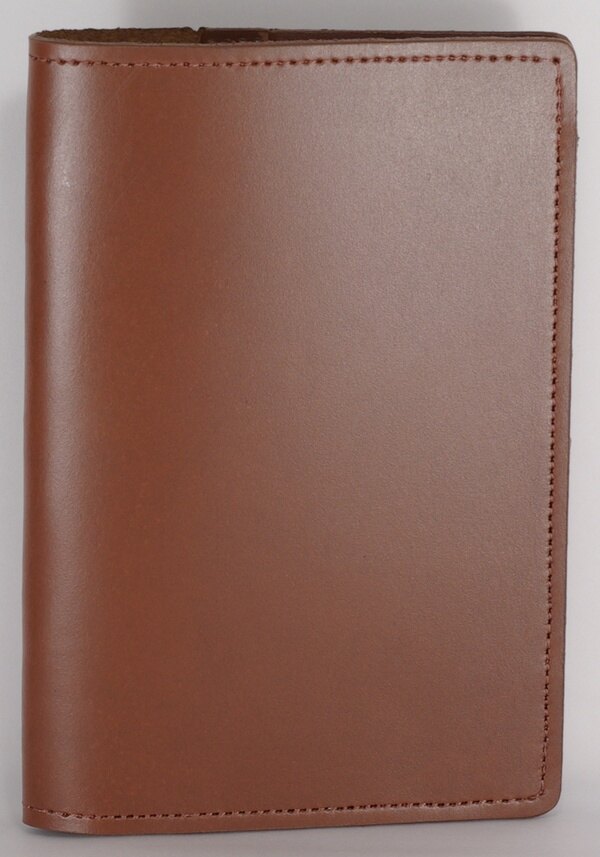 護照夾 牛皮 真皮 皮革 咖啡色-Mark Honor