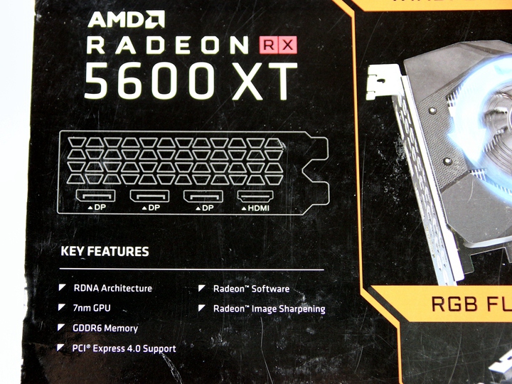 RX 5600XT顯示卡在AMD Ryzen 3000系列處理器搭配B550或X570晶片組主機板上，可以透過PCIe 4.0提升顯示卡的資料傳輸效能。