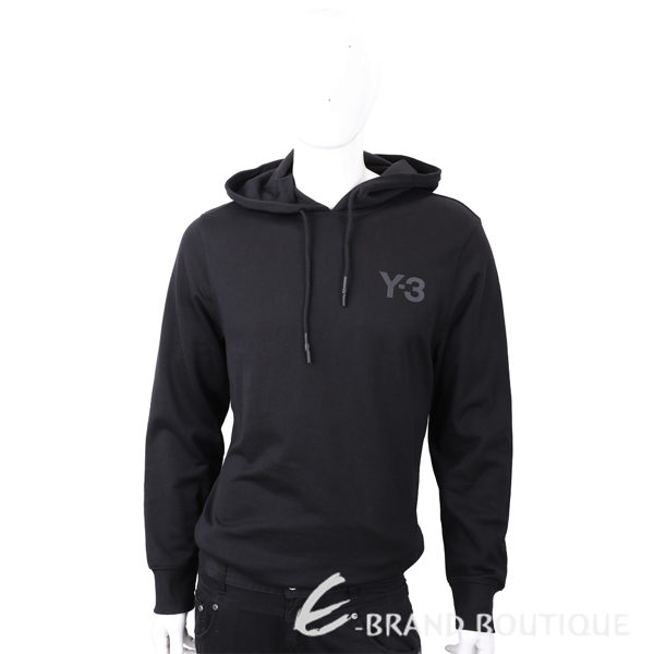 Y-3 CLASSIC HOODIE 黑色棉質連帽運動衫 1730365-01