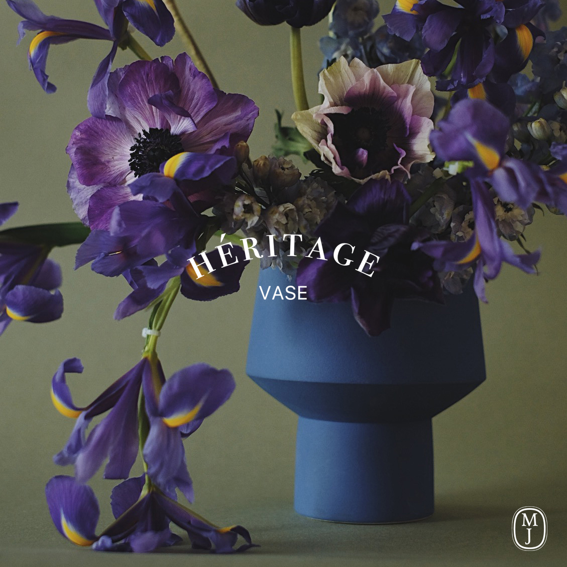 MaisonJoseph heritage vase陶瓷花瓶建築線條花器禮物家居擺件