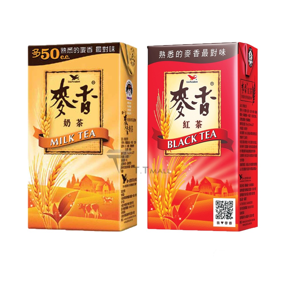 原料 / 成分：水、蔗糖、紅茶、全脂乳粉、脫脂乳粉、脂肪酸蔗糖酯、抗氧化劑(異抗壞血酸鈉)、碳酸氫鈉、香料、大麥抽出物(含麥芽、寡糖、環狀糊精)咖啡因含量：20mg/100mL以下。過敏原資訊：本產品