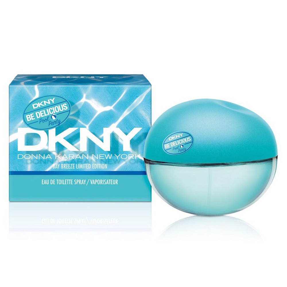DKNY Be Delicious 泳池派對限量版 藍色蘋果泡泡女性淡香水50ml(贈隨機針管)【UR8D】