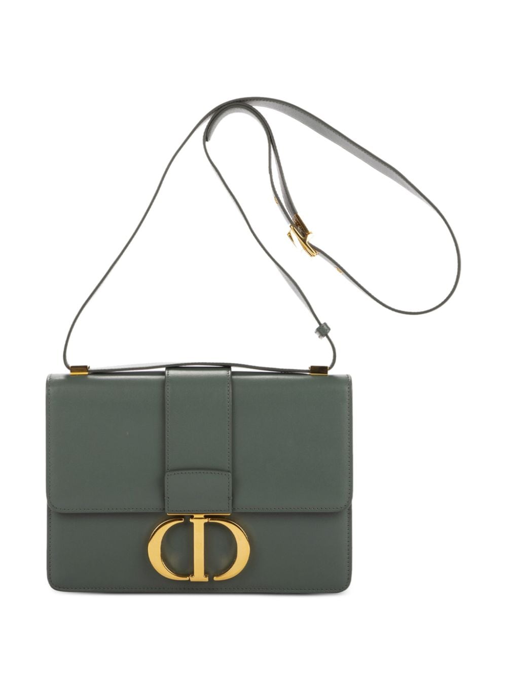 Christian Dior - pre-owned 30 Montaigne shoulder bag - women - Calf Leather - One Size - Green