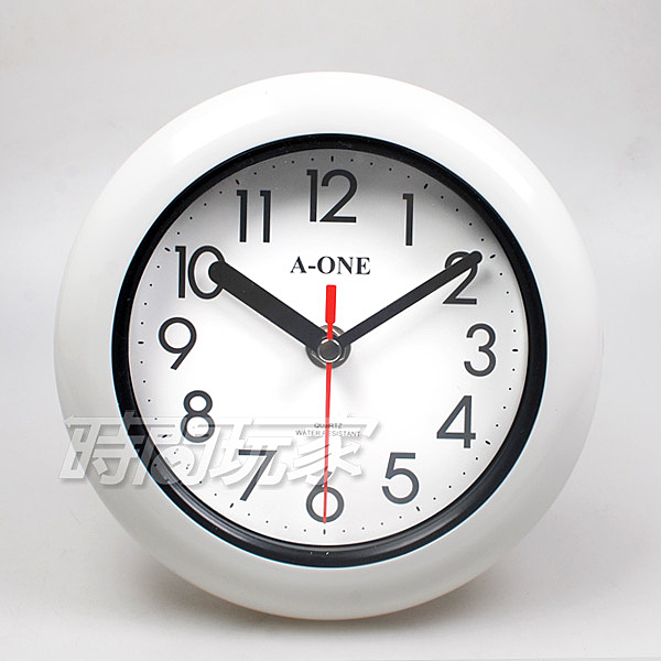全新現貨 台灣製造 防水浴室鐘 簡約大數字面盤 數字鐘 桌鐘 座鐘 掛鐘
