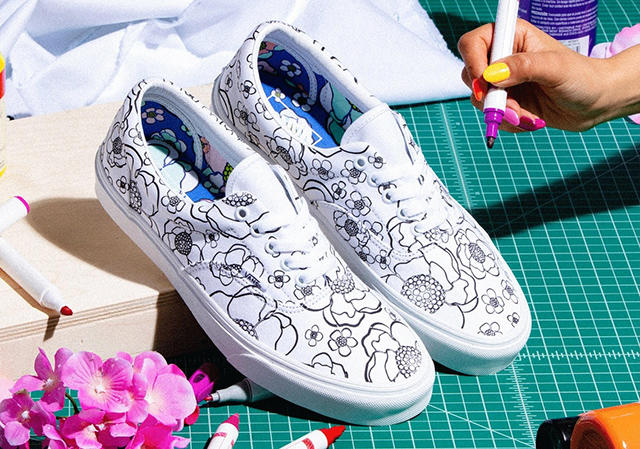 自己的鞋子自己畫！ Vans “U-Color”系列讓你自由填上喜歡的顏色