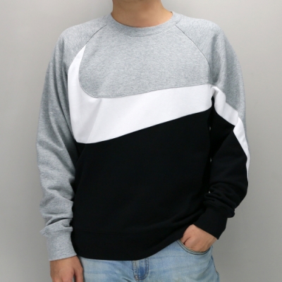 法國毛圈物料，輕巧舒適 Swoosh標誌打造立體造型 羅紋材質面料可保留身體熱能 寬鬆剪裁設計，鬆身舒適