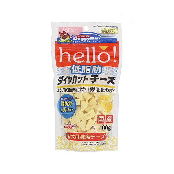 Hello角切低脂起司塊 (100g)