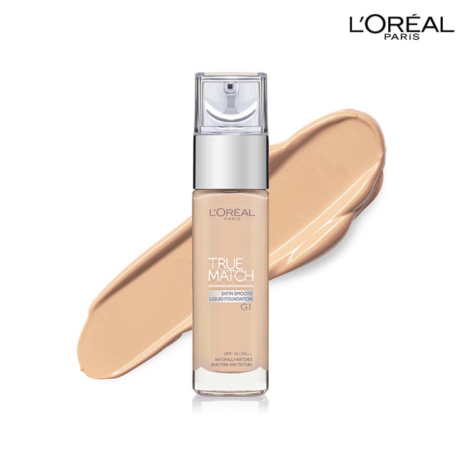 巴黎萊雅True Match特潤光感粉底液 G1 杏膚色 30ml