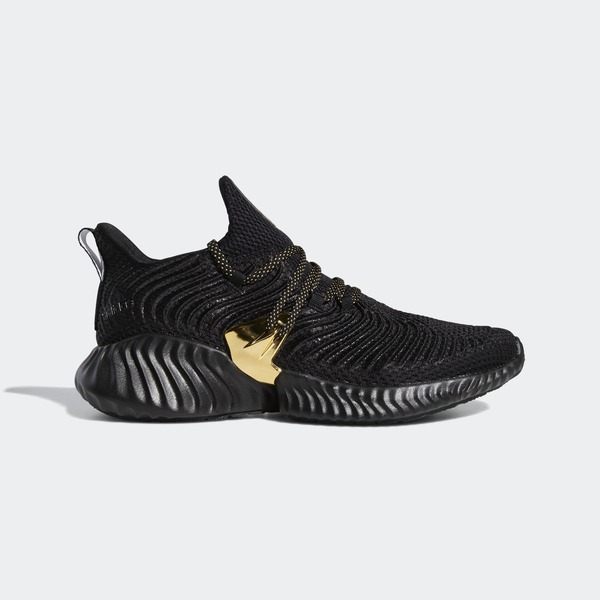 ADIDAS ALPHABOUNCE INSTINCT [EF0867] 男鞋 運動 慢跑 緩震 馬牌 無縫 襪套 黑金