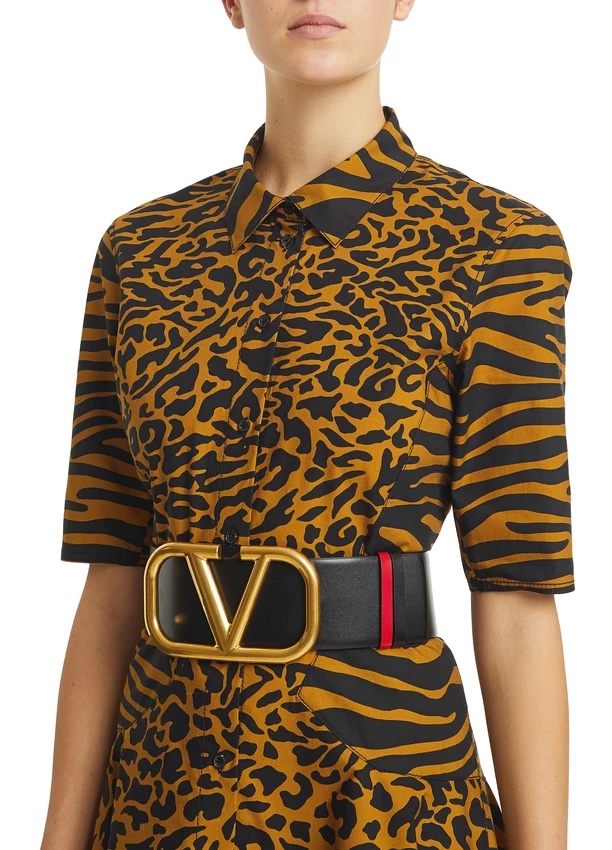 VALENTINO Valentino Garavani - reversible Vlogo belt
