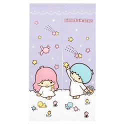 ◎正版SANRIO雙子星商品|◎小雙星滿天星圖案長門簾|◎居家門窗使用的裝飾品種類:門簾用途功能:雙開顏色:多色組合風格元素:卡通動畫入數:1入層數:無尺寸:尺吋：85x147.5cm+-5%材質：聚