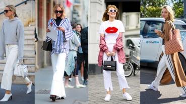 老是靠丹寧撐場太老梗，潮人用白褲穿出春夏NEW LOOK