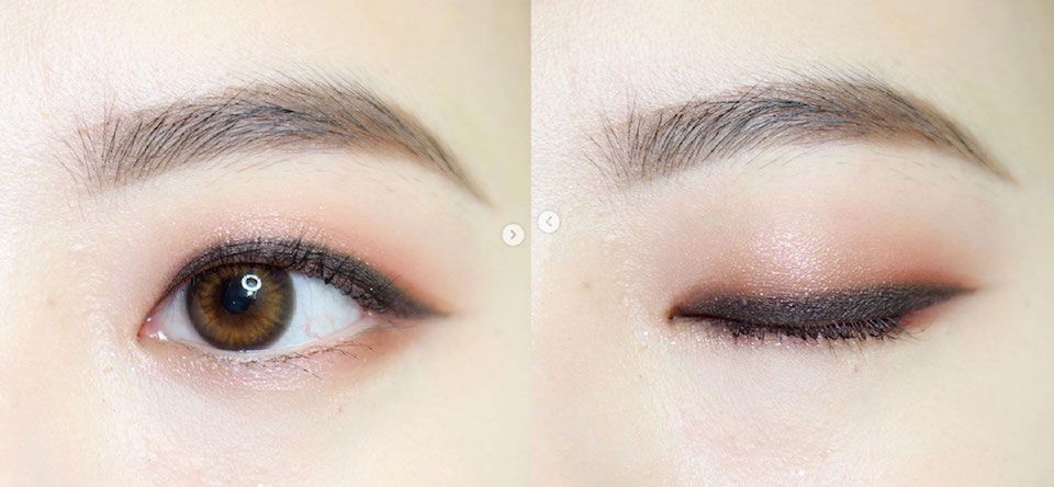 單眼皮眼妝眼線技巧