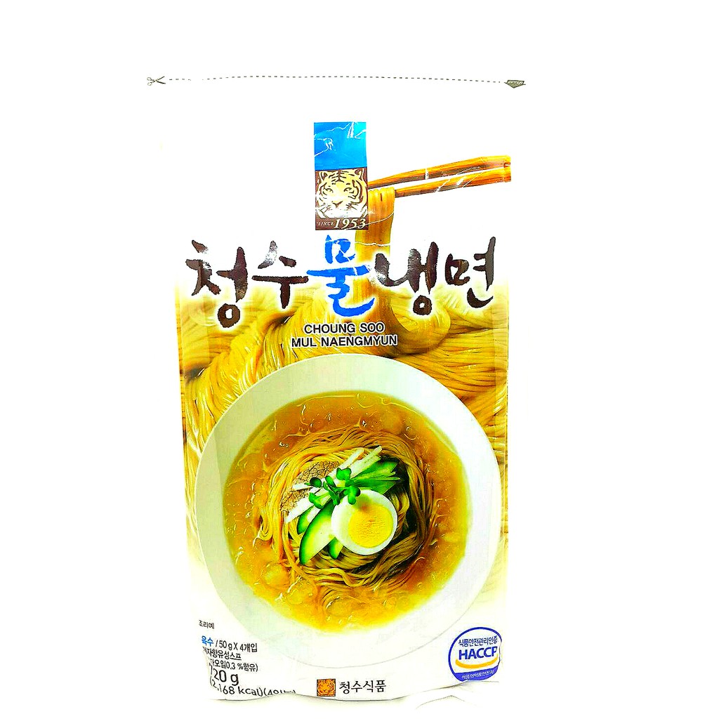韓國CHOUNGSOO 蕎麥水冷麵 蕎麥辣水冷麵 冷麵 涼拌麵