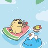 夏日消暑貓蟲咖波