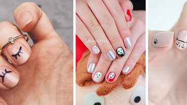 才剛做完新的美甲，又忍不住想換啦！經典不敗「手繪指彩」