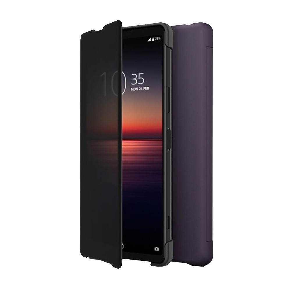 頂級保護精心打造 與機身完美貼合提升美感 超細材質內層防止手機刮傷 本時尚保護殼專為 xperia 1 ii 量身打造不僅為日常磨耗提供保護即使闔上保護殼你仍然可以查看時間日期通知 輕鬆查看日期時間和