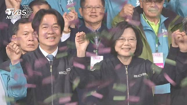 2020年大選日前落幕，總統蔡英文以817萬票高票連任。(圖／TVBS資料照)