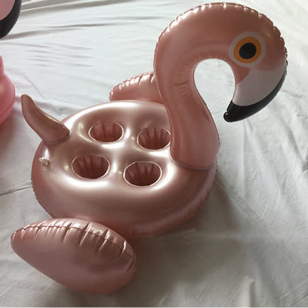 【PS Mall】紅鶴充氣杯墊 (J666)