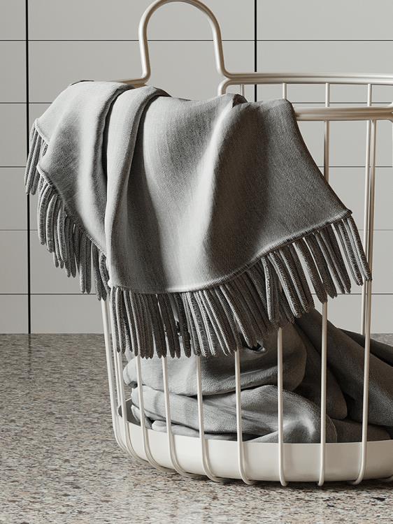 輕奢鐵藝臟衣籃臟衣簍收納筐現代簡約臥室浴室衛生間衣物玩具整理 全館免運