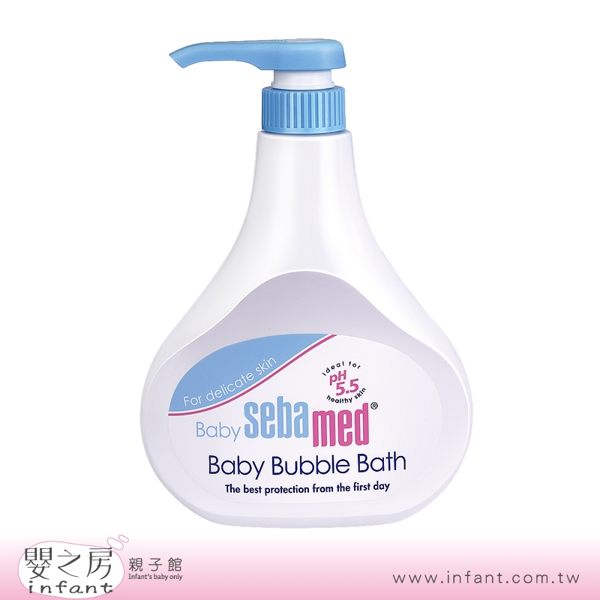 【嬰之房】Sebamed施巴 嬰兒泡泡浴露500ml(壓頭)