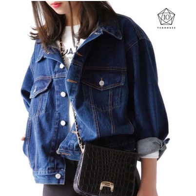 牛仔外套 個性牛仔衣學院風韓妞必備顯瘦韓版外套韓系上衣學生素色衣服正韓長袖寬鬆