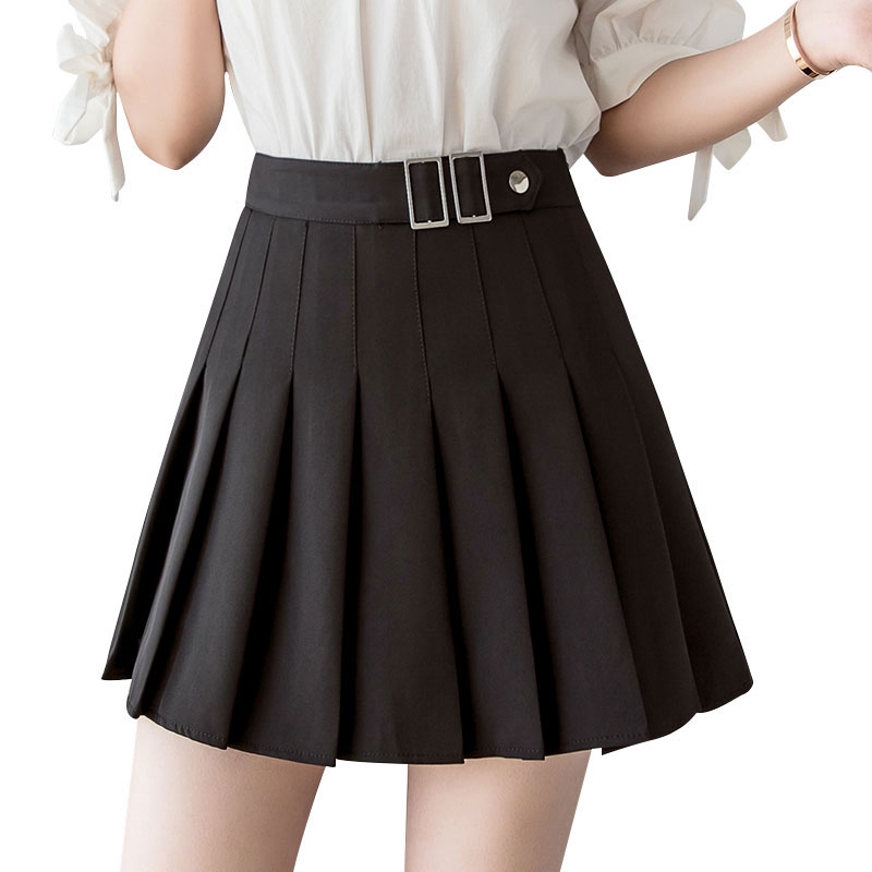 【現貨】a字裙學院百褶裙 港味少女半身裙 ins高腰裙28020 網球裙 迷你韓風顯瘦裙子 韓妞必備