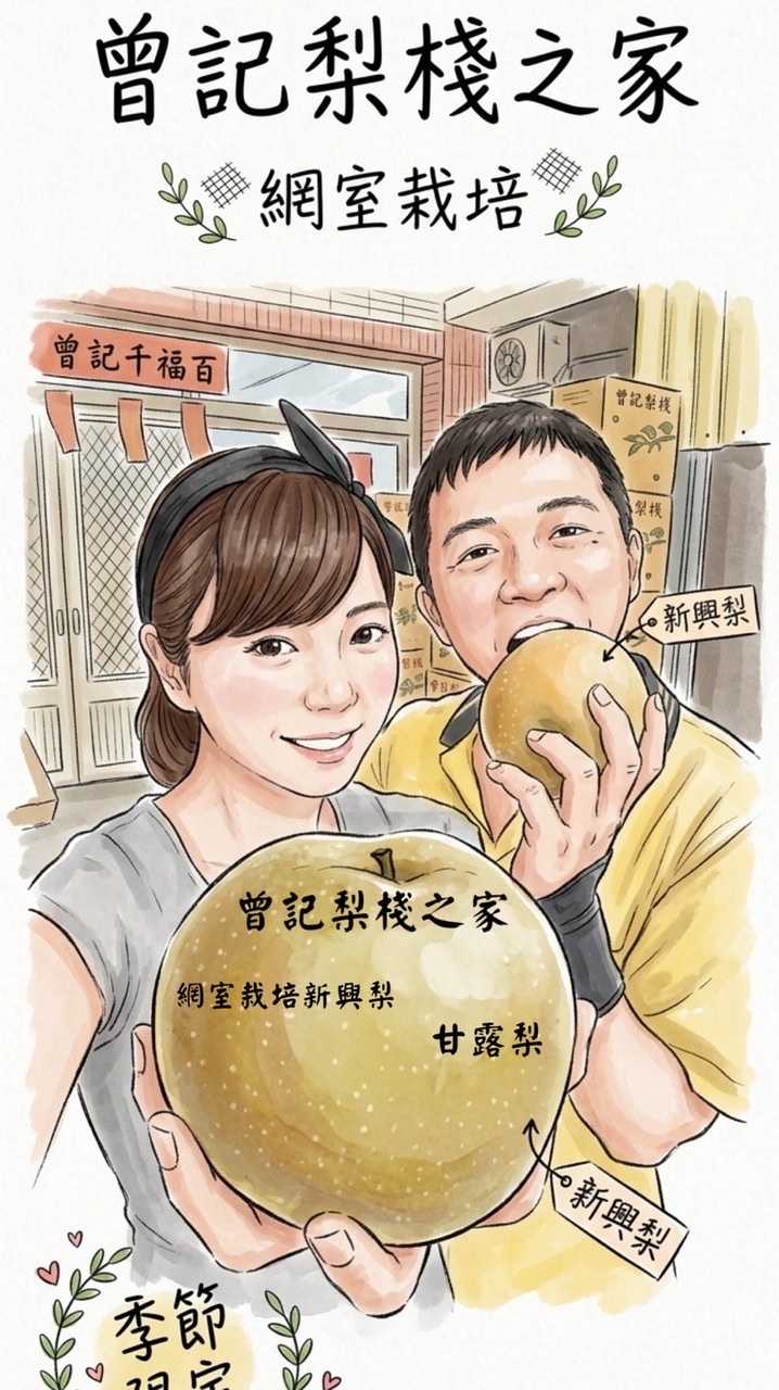 曾記梨棧之家/網室水梨現採直送