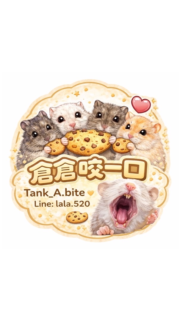 🐹薯堡大家庭｜倉倉咬一口小大人倉鼠物資補給站（團購/優惠）