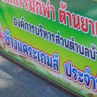 ภาพแข่งขันกีฬา " มหกรรมกีฬาต้านยาเสพติด อบต.บ้านขา