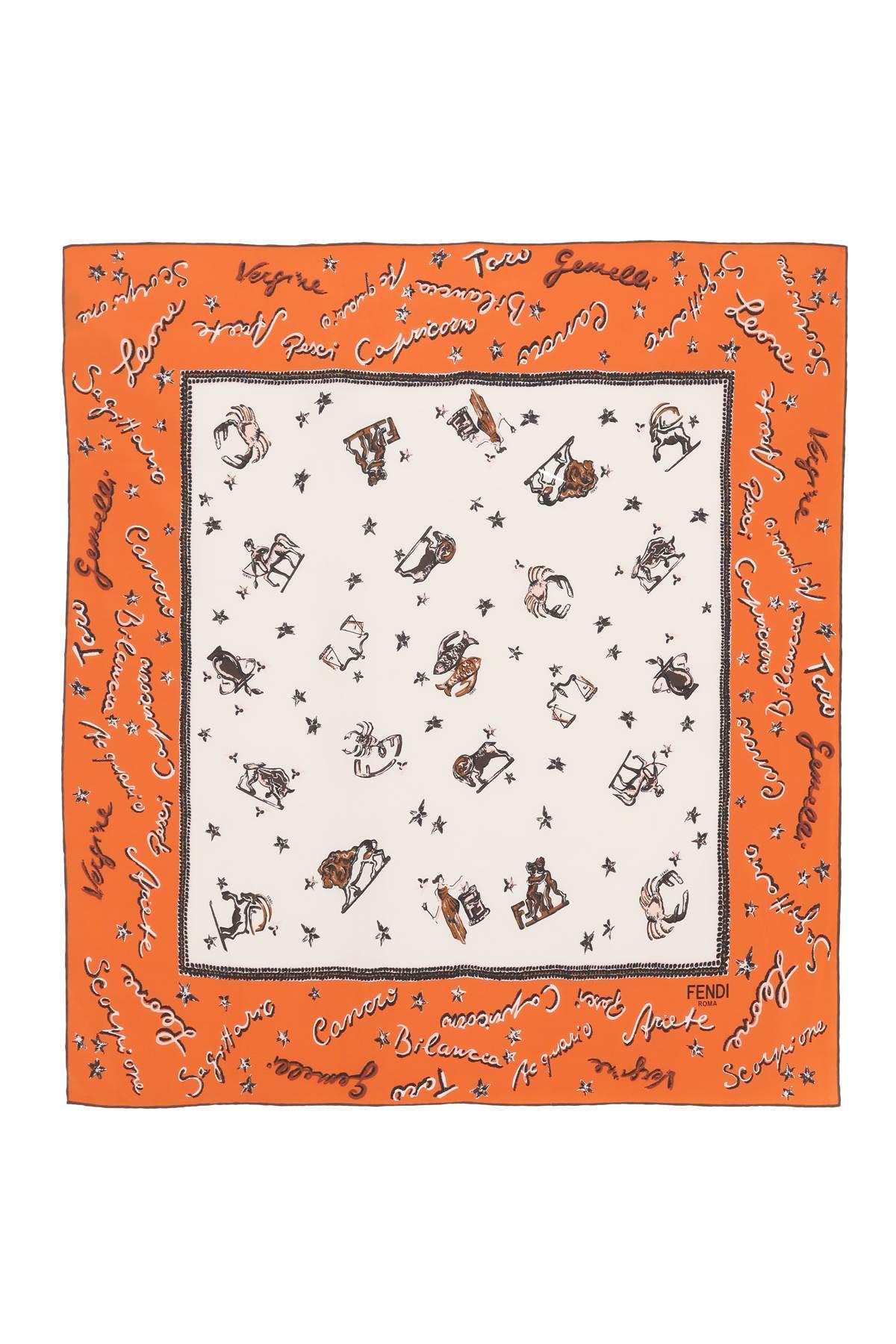 FENDI Fendi Astrology silk scarf