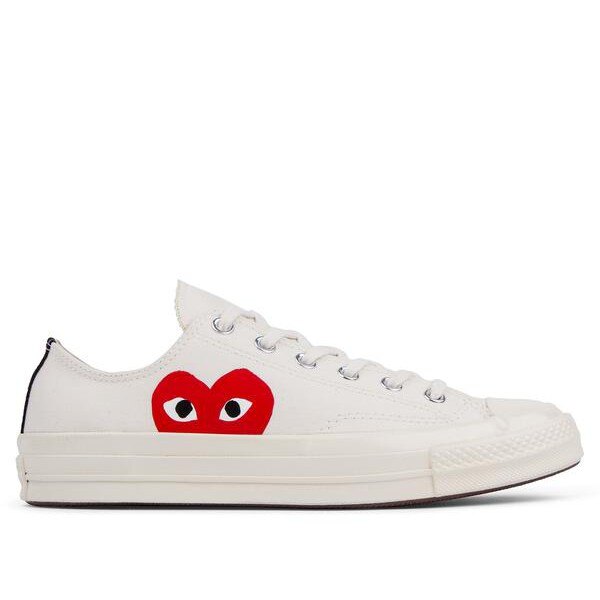 【日本海外代購】Converse All Star Cdg 米白 白 帆布 低筒 川久保玲 愛心 男女 150207C