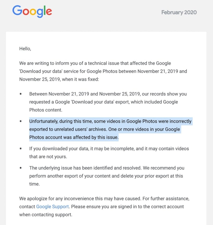 Google相簿官方證實出包！用戶備份影片時會不小心把其它人的影片「順便」帶走