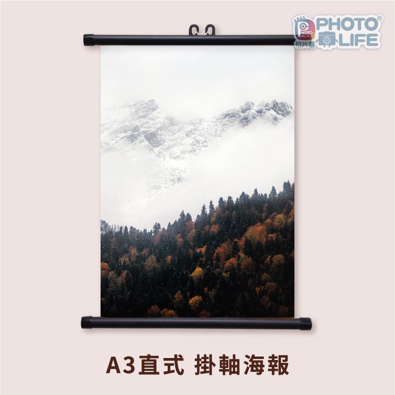 品牌：PhotoLife尺寸：A3 (29.7x42公分)裝訂：橫桿掛鉤 (黑色)紙張：義大利相紙頁數：1 (無法加頁)印刷：6色※內有年曆樣式，如果需要下一年的樣式要等到人事行政局公布確定版後才會更